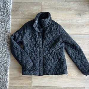 Lightweight black quilted Oakley jacket